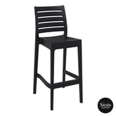 Ares Plastic Bar stool 75 - Black